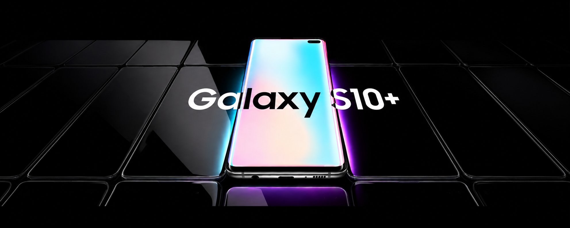 Samsung Galaxy S10+ campaign banner